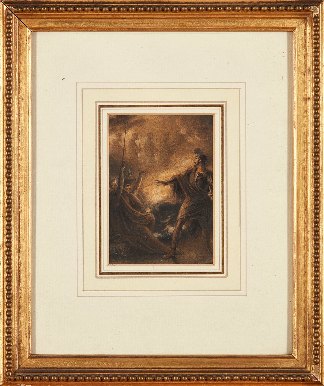 The Vision of the Descendants of Banquo (blekk og akvarell) av Richard Westall