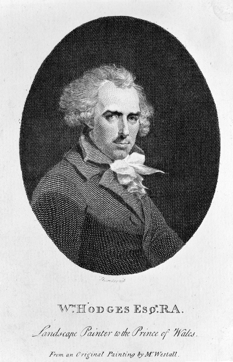 William Hodges RA, gravert av Fitzgerald Thornthwaite, utgitt i 