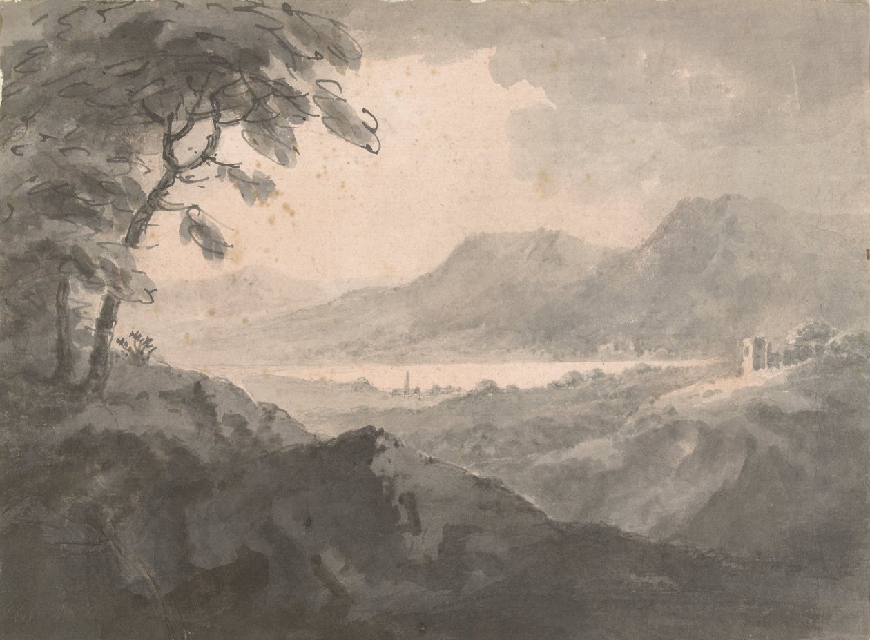 Mer i fjellet av Richard Wilson (attributed to)