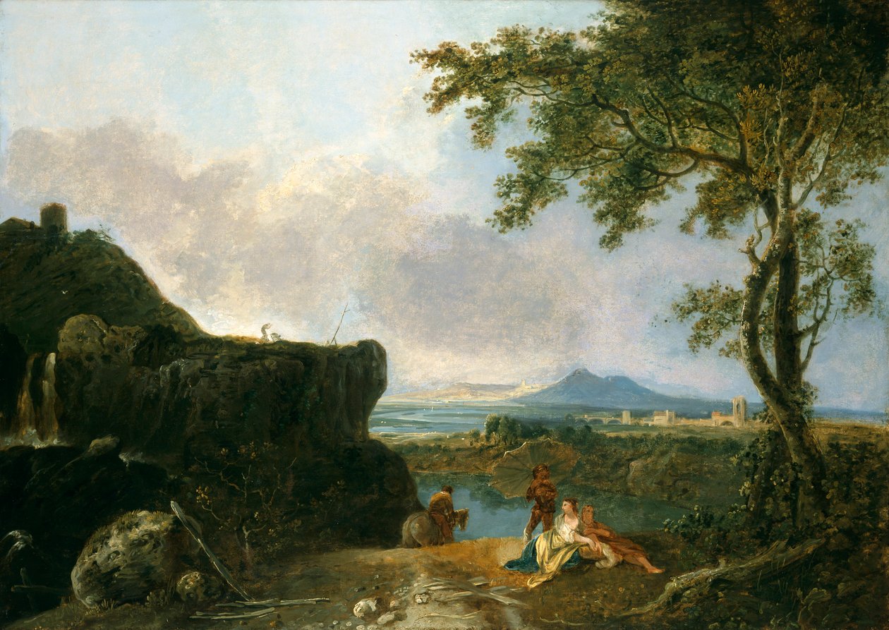 En hvit munk, 1733-1782 av Richard Wilson