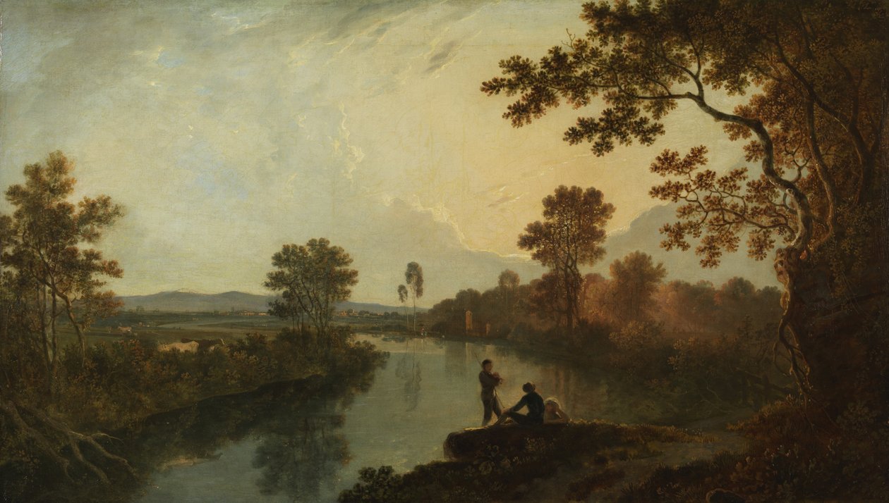 River Dee, ca. 1760 (olje på lerret) av Richard Wilson