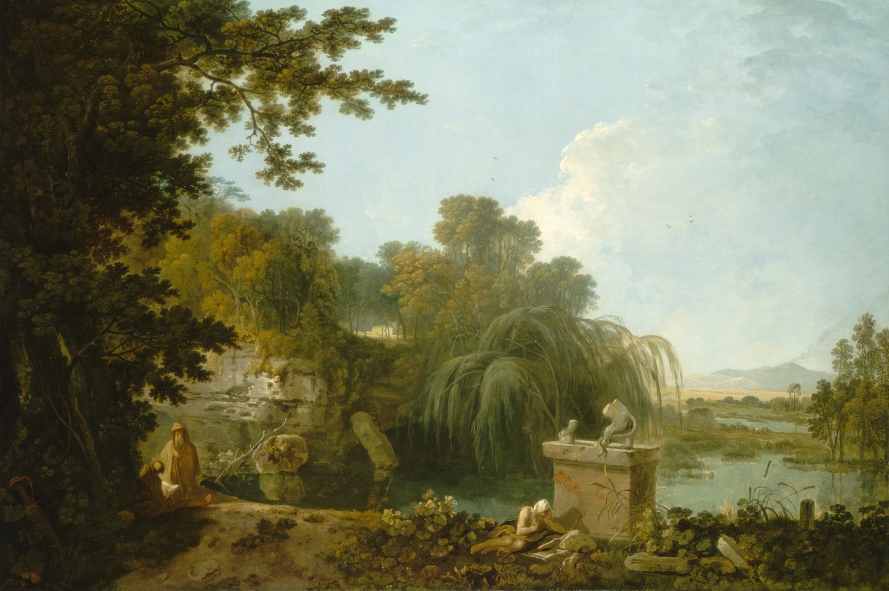 Ensomhet, c. 17621770. av Richard Wilson