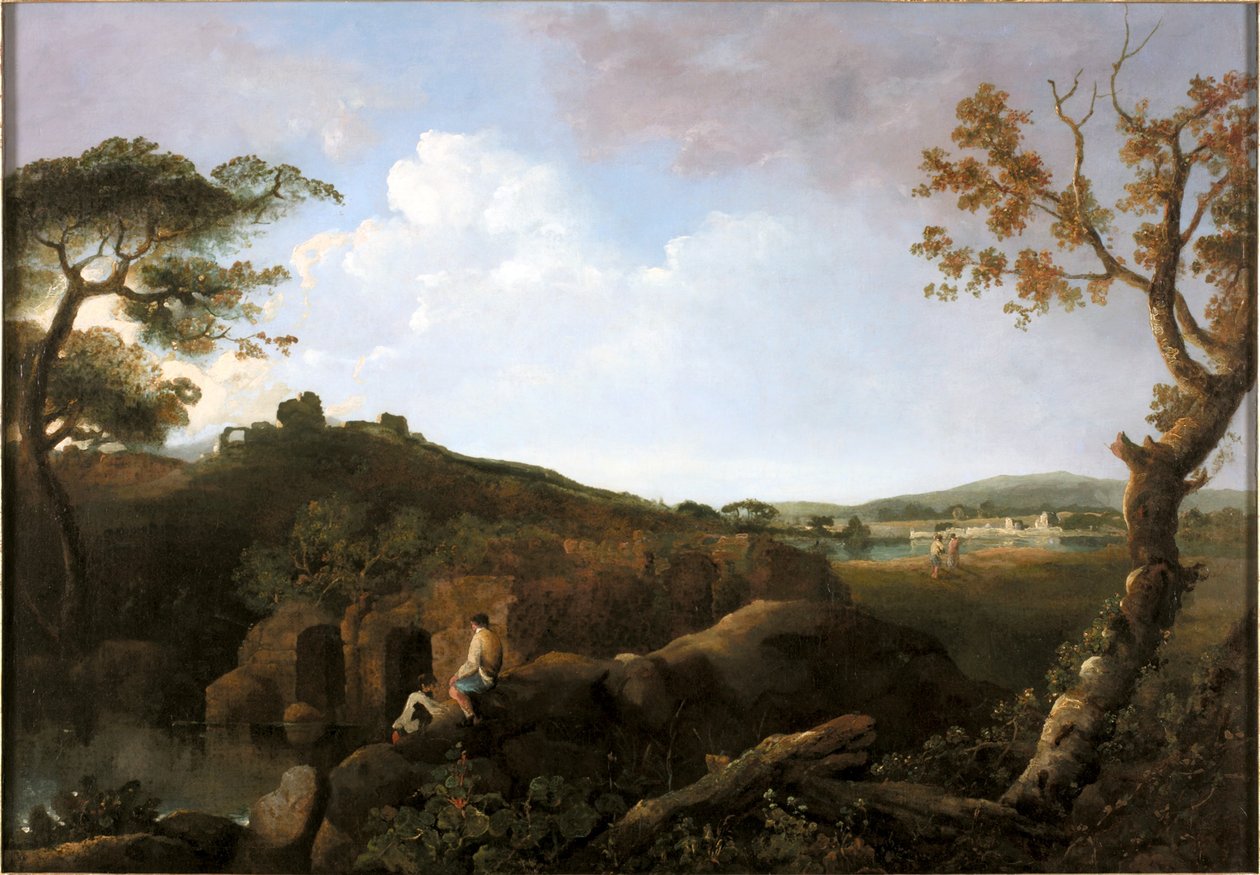 Alban Hills (olje på lerret) av Richard Wilson
