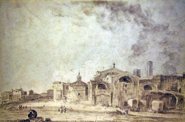 The Baths of Diocletian, Roma av Richard Wilson