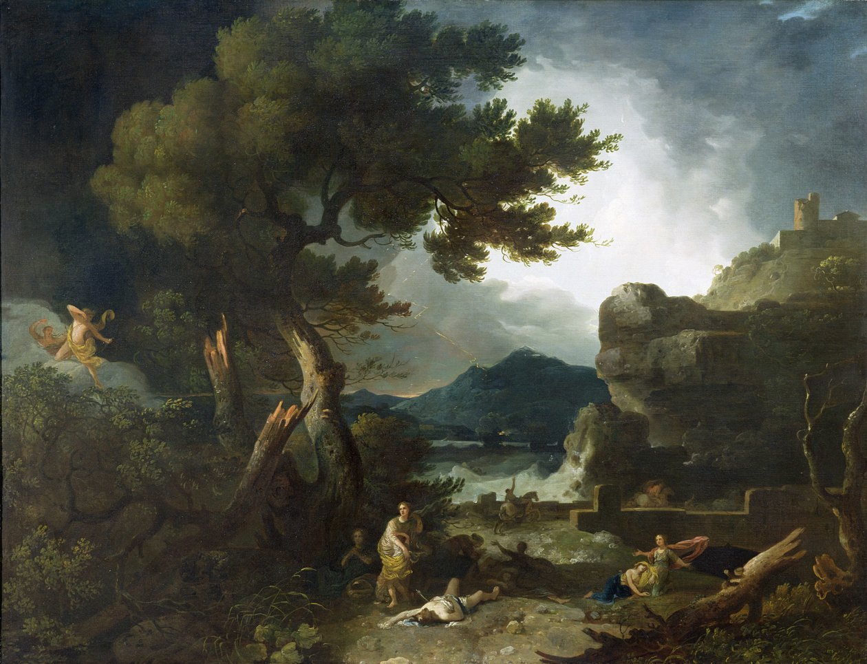 Ødeleggelsen av Niobes barn av Richard Wilson