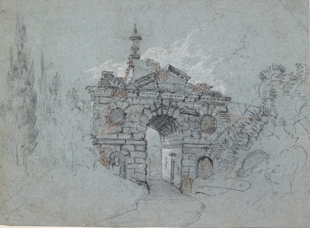 The Ruined Arch at Kew, c1760s av Richard Wilson