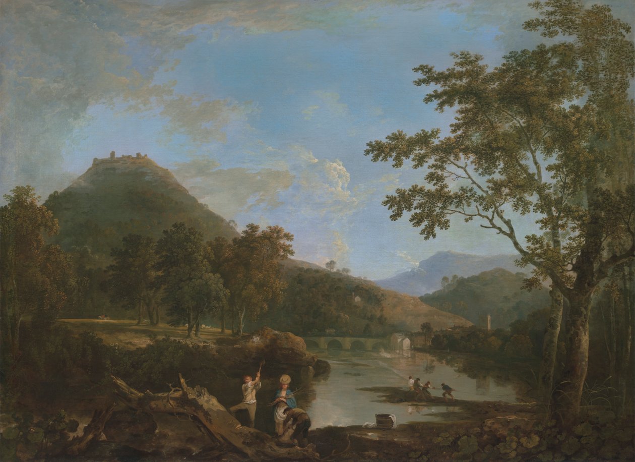Dinas Bran fra Llangollen av Richard Wilson