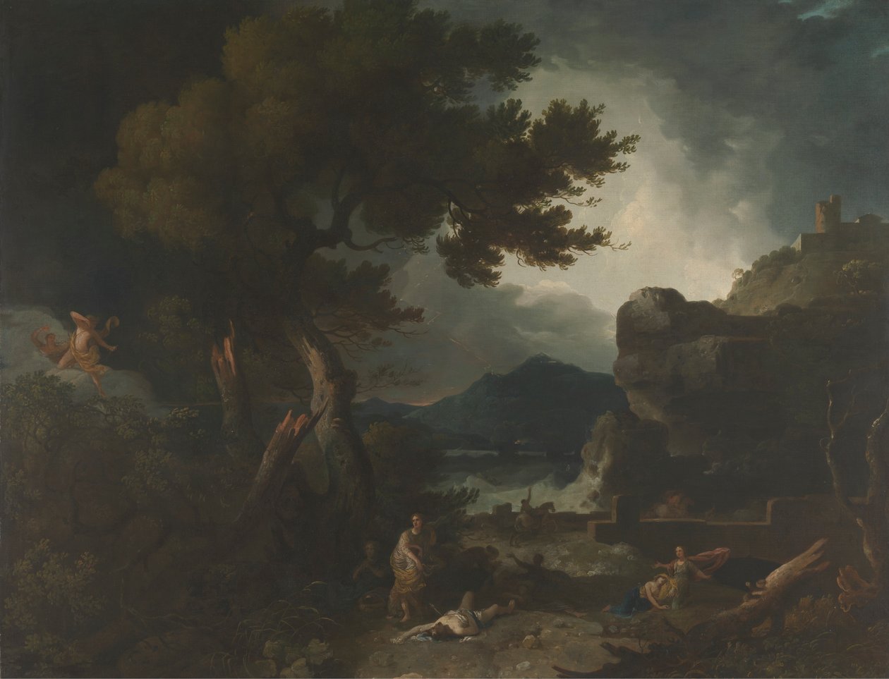 Ødeleggelsen av barna til Niobe av Richard Wilson