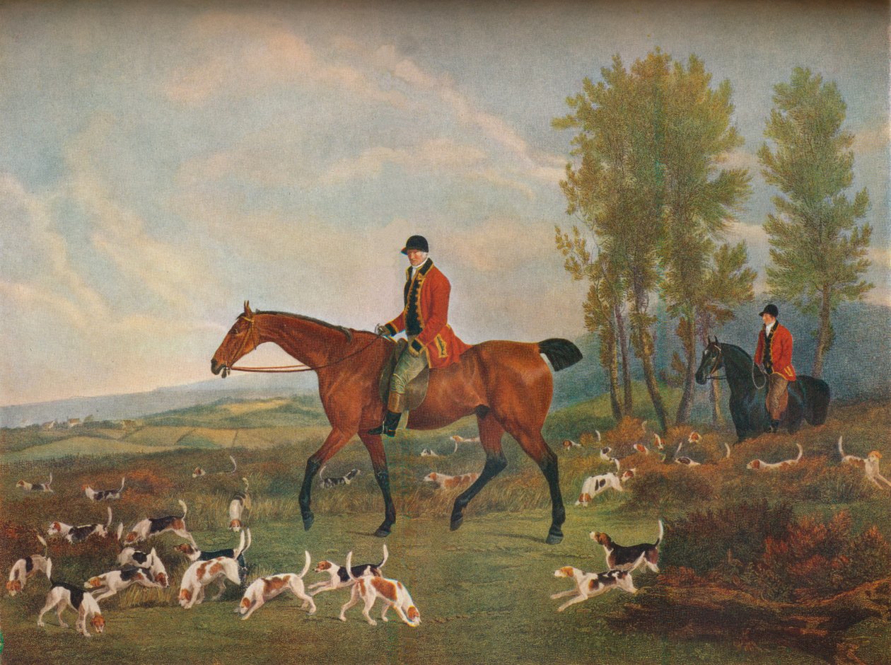 His Majestys Harriers, c1800-tallet av Richard Woodman