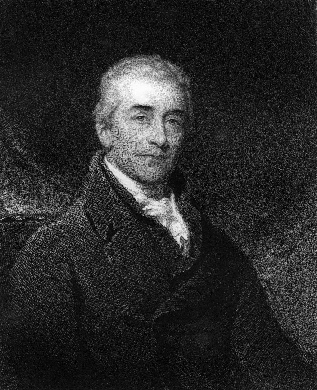 Sir Samuel Romilly, engelsk juridisk reformator, 1836. av Richard Woodman
