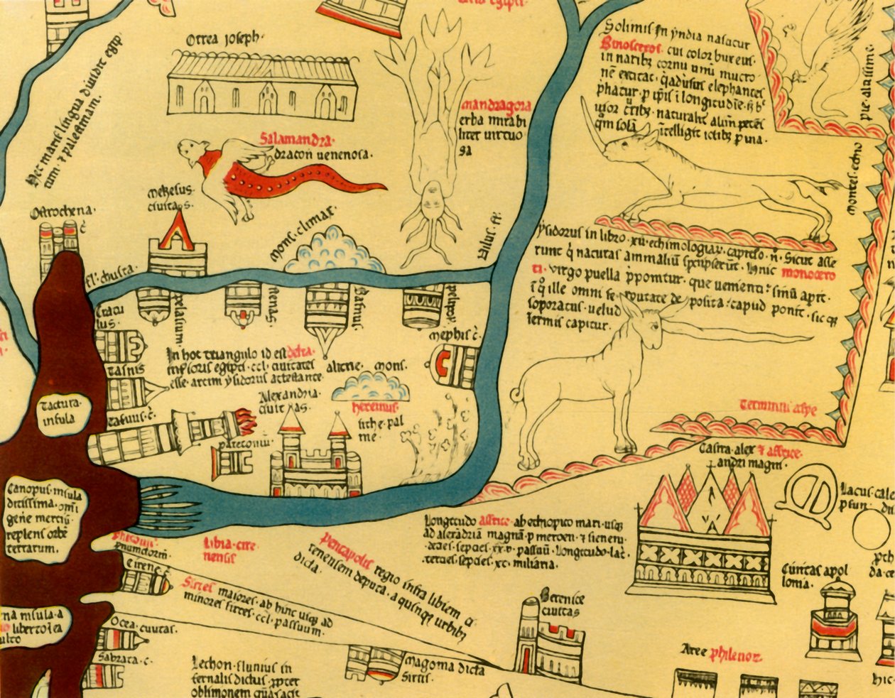 'Hereford verdenskart, ca. 1280', 1944. av Richard de Bello