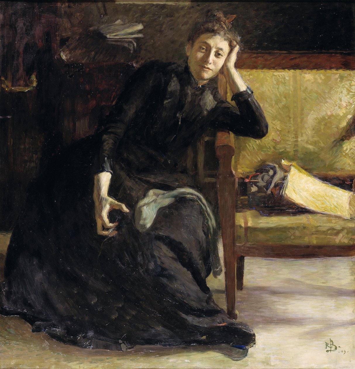 Kunstneren Eva Bonnier av Rickard Bergh