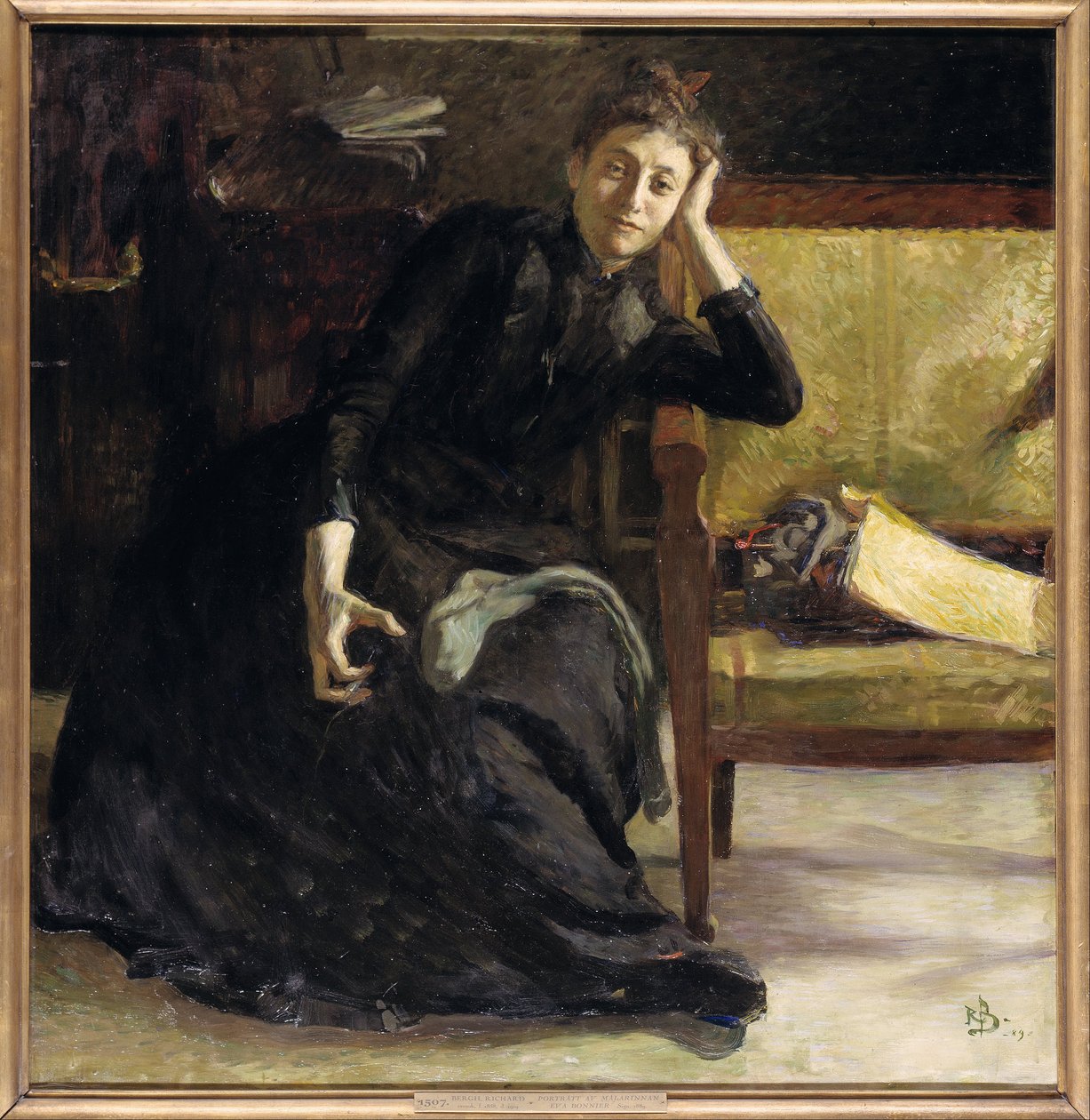 Kunstneren Eva Bonnier av Rickard Bergh