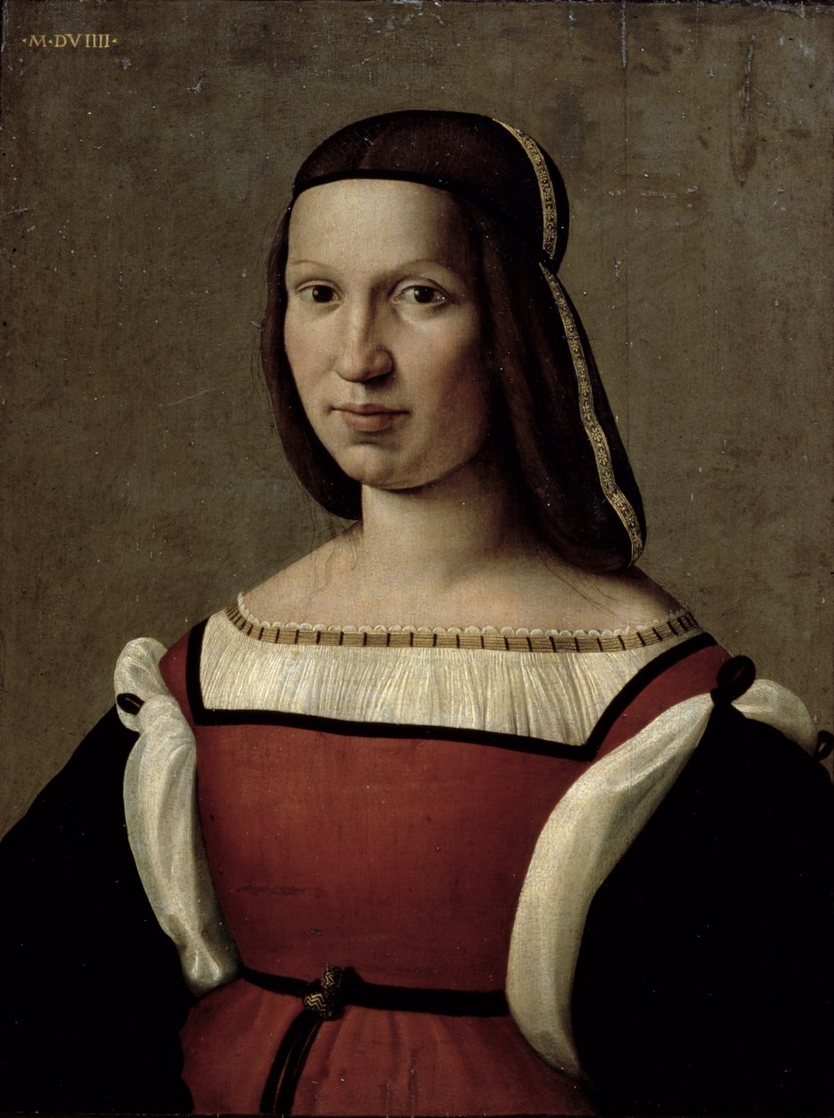 Portrett av en kvinne, 1509 av Ridolfo , Il Ghirlandaio