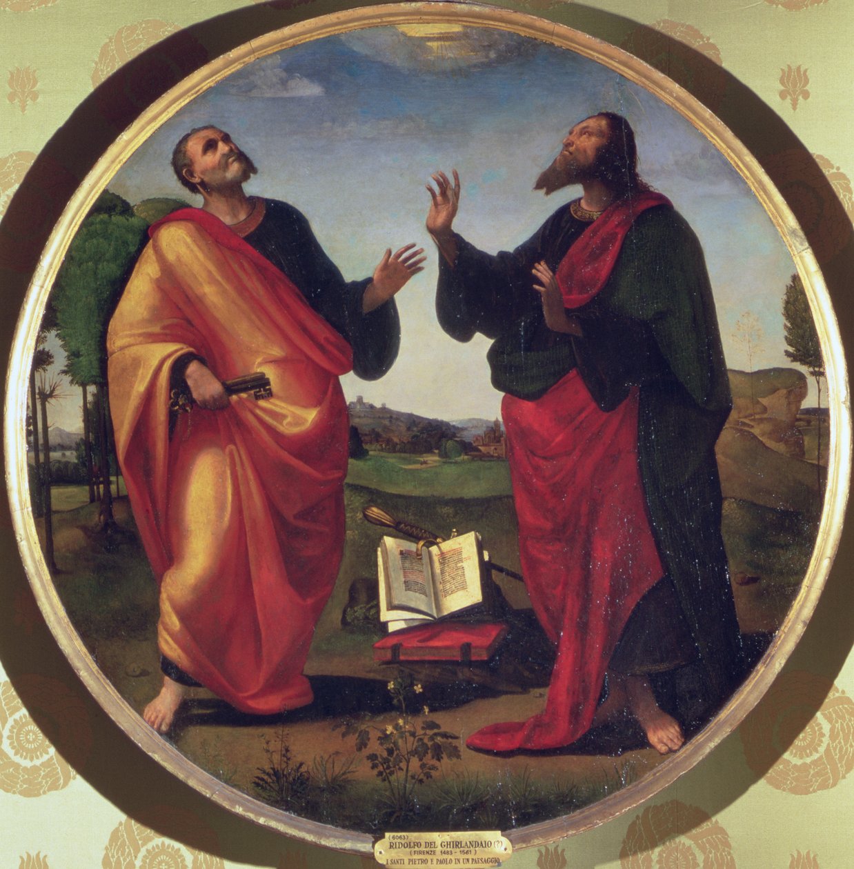 St. Peter og St. Paul av Ridolfo , Il Ghirlandaio