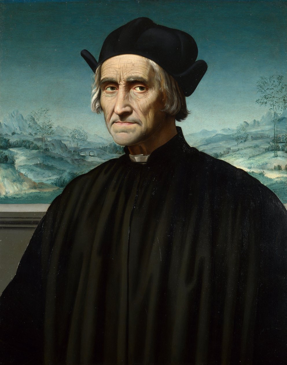 Portrett av Girolamo Benivieni av Ridolfo del Ghirlandaio