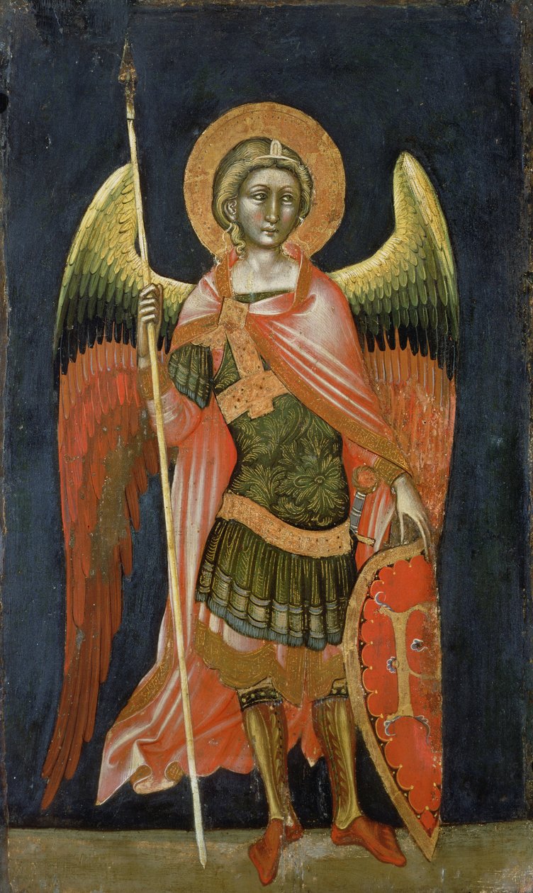 Krigerengel, 1348-54 av Ridolfo di Arpo Guariento