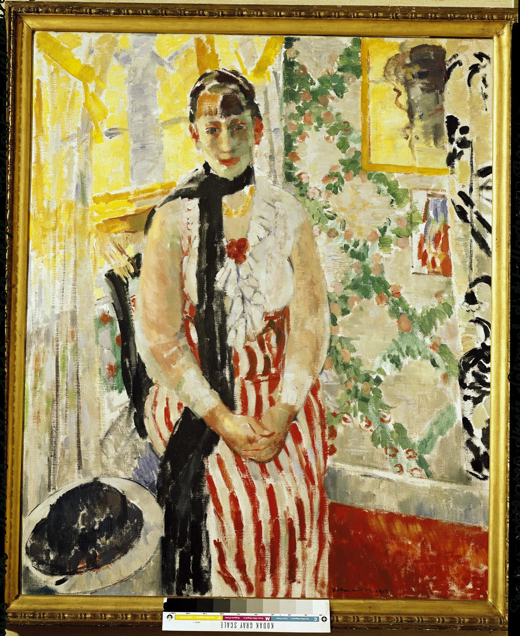 Portrett av Nel Wouters (f.1880) 1912 av Rik Wouters