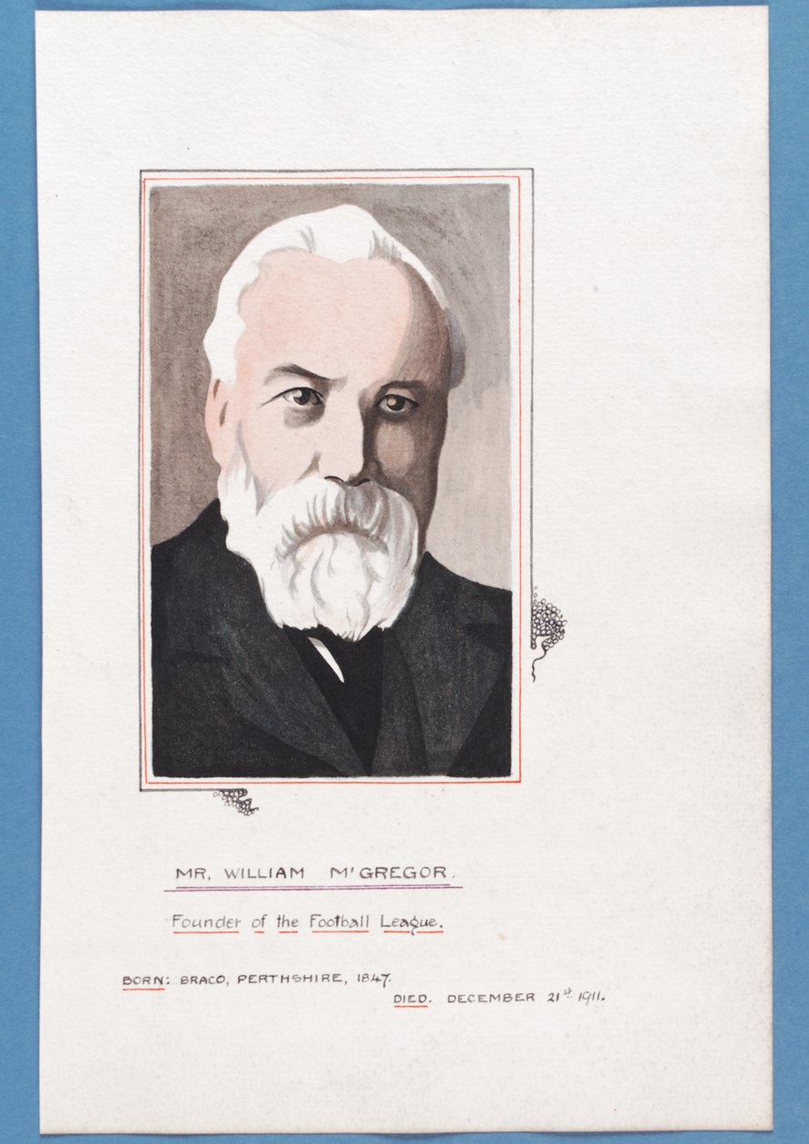 Portrett av William McGregor, ca. 1911-12 (penn og wc på papir) av Rip