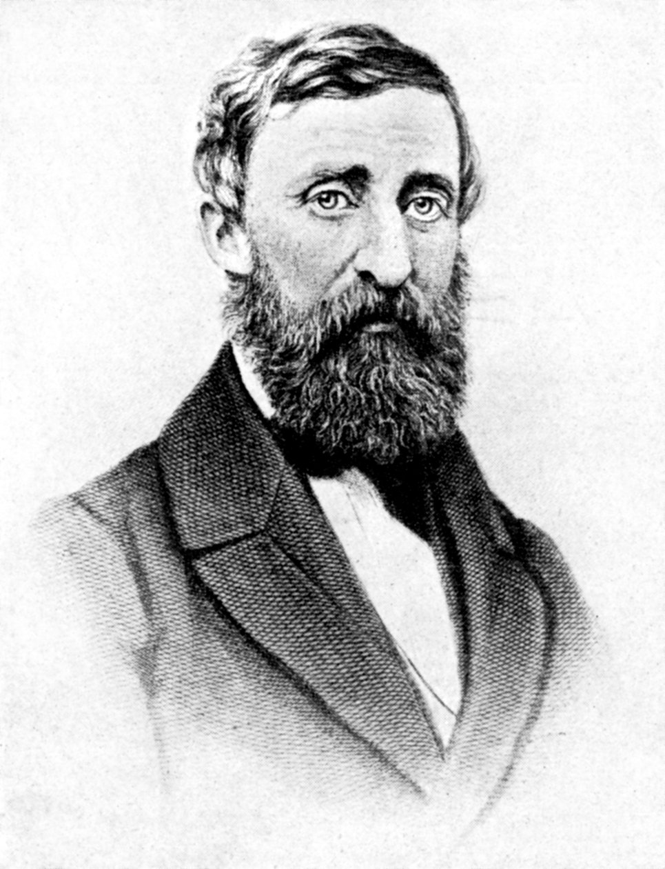 Henry David Thoreau , amerikansk naturforfatter, 1923. av Rischgitz Collection