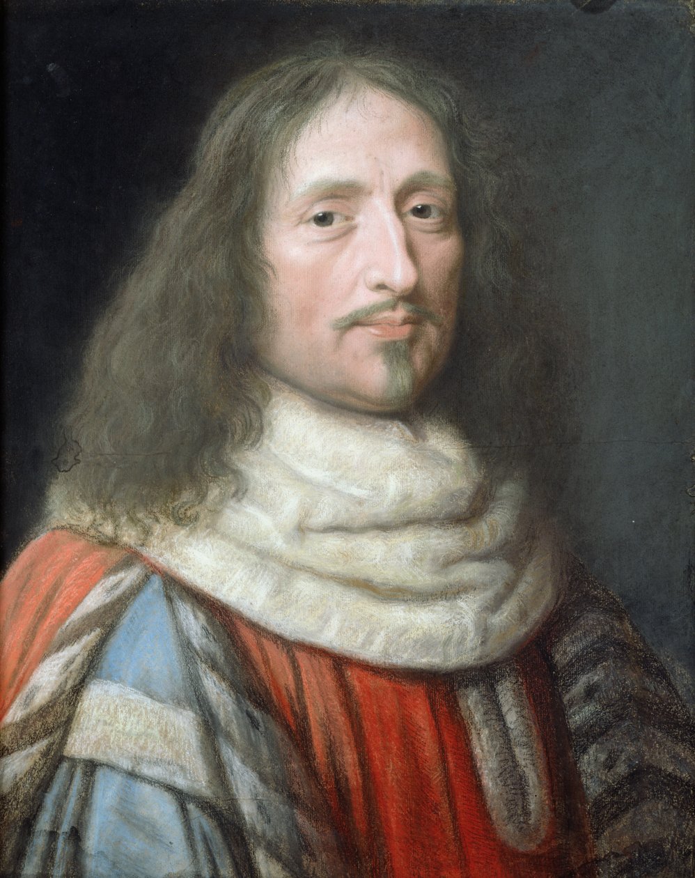Guillaume de Lamoignon (1617-77) (pastell på papir) av Robert Nanteuil