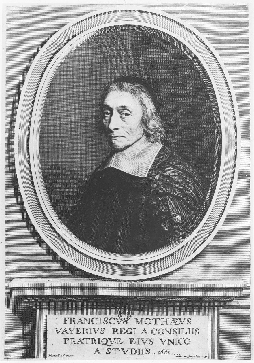 Portrett av François de La Mothe Le Vayer av Robert Nanteuil