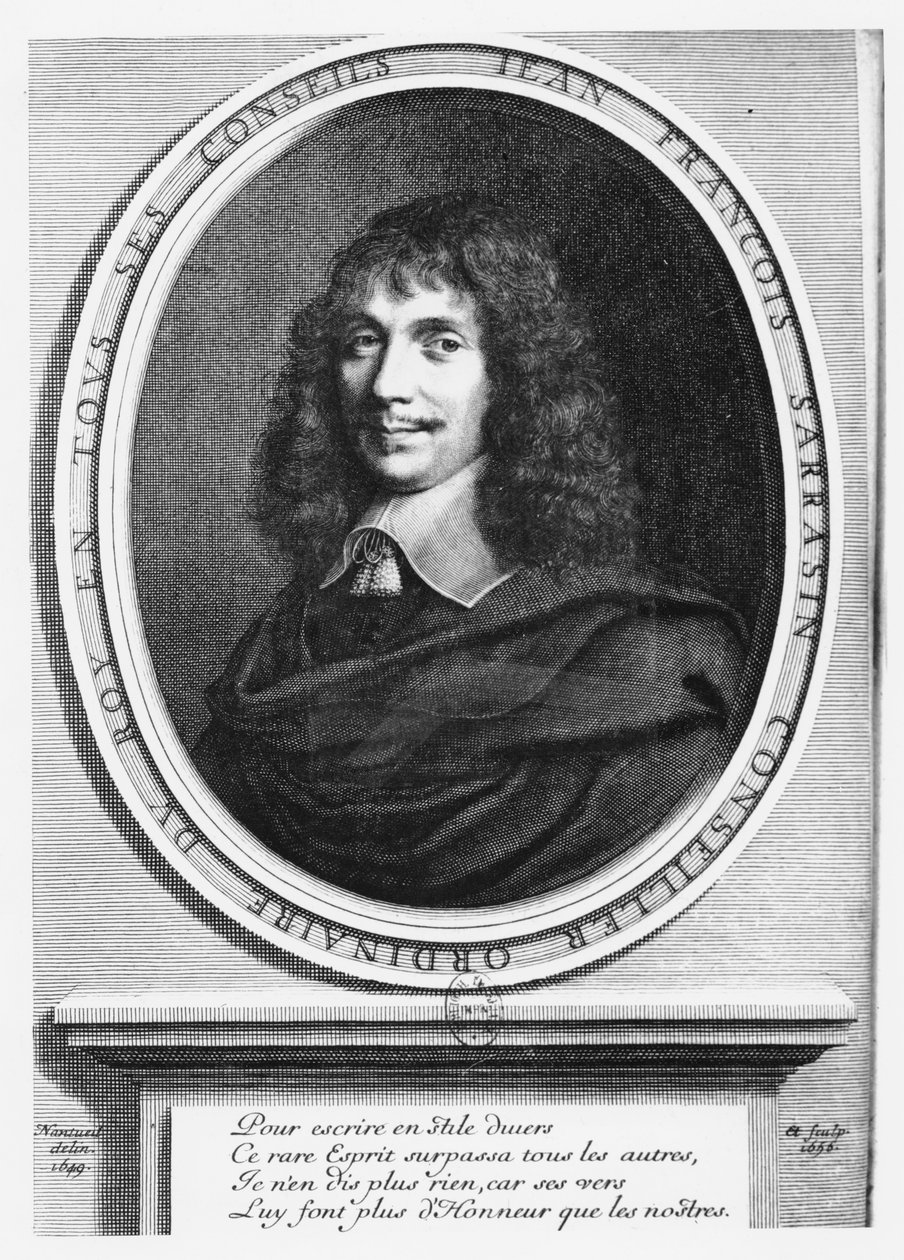 Portrett av Jean-François Sarasin av Robert Nanteuil