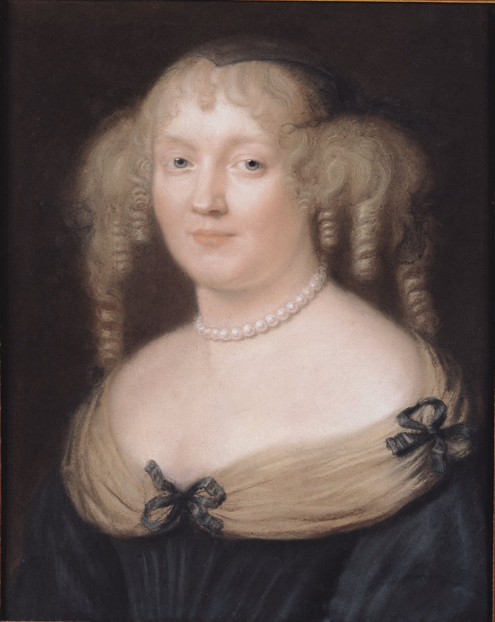 Portrett av Marie av Rabutin-Chantal (1626-96) Marquise de Sevigne, ca. 1670 (pastell på papir) av Robert Nanteuil