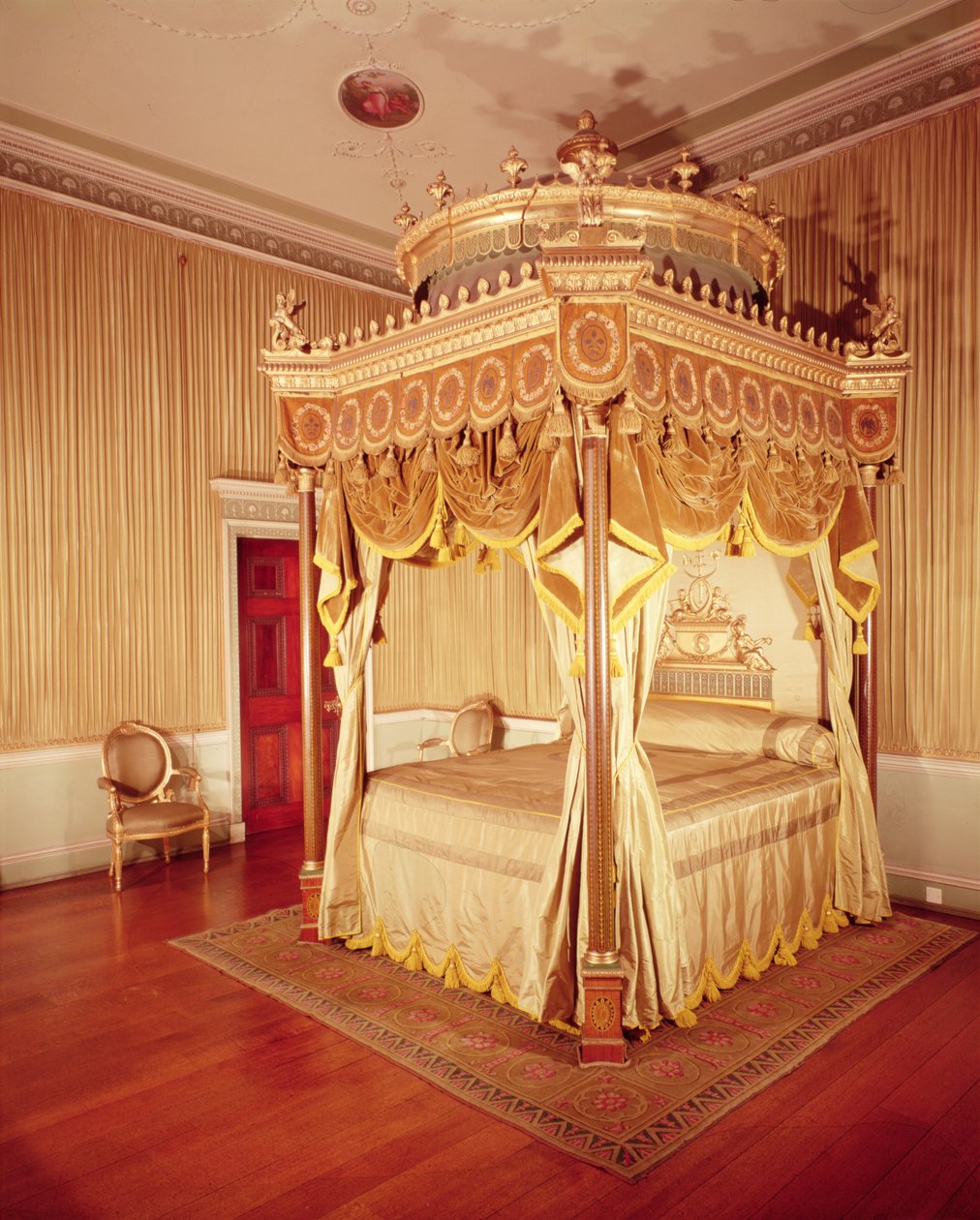 State Bed Chamber at Osterley Park av Robert Adam, fullført 1775-76 av Robert Adam