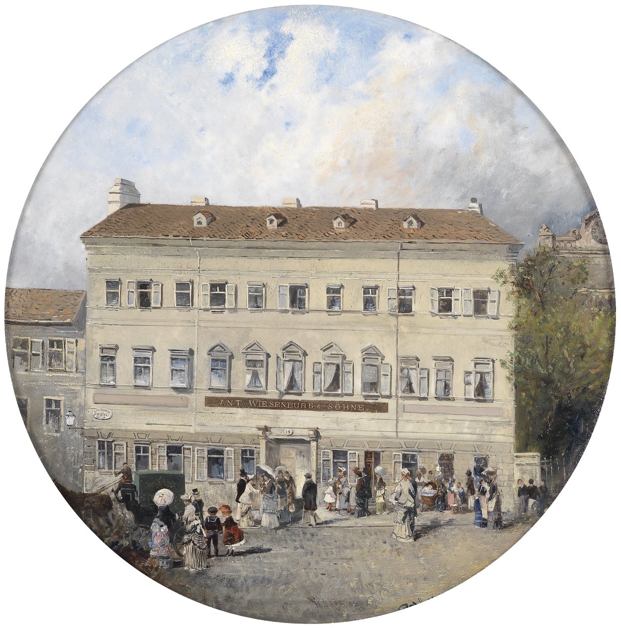 Ant.Wiesenburg og sønner, Zieglergasse 19 av Robert Alott