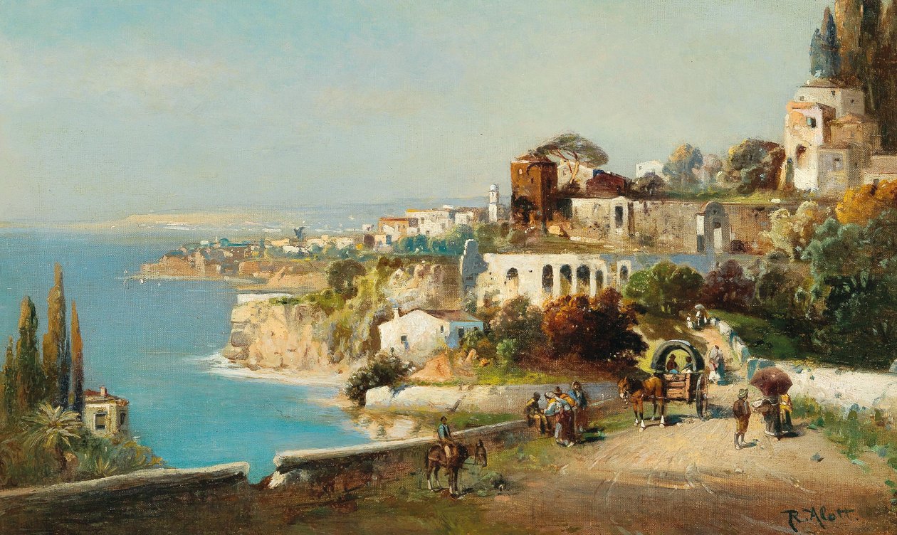Italiensk kystby av Robert Alott