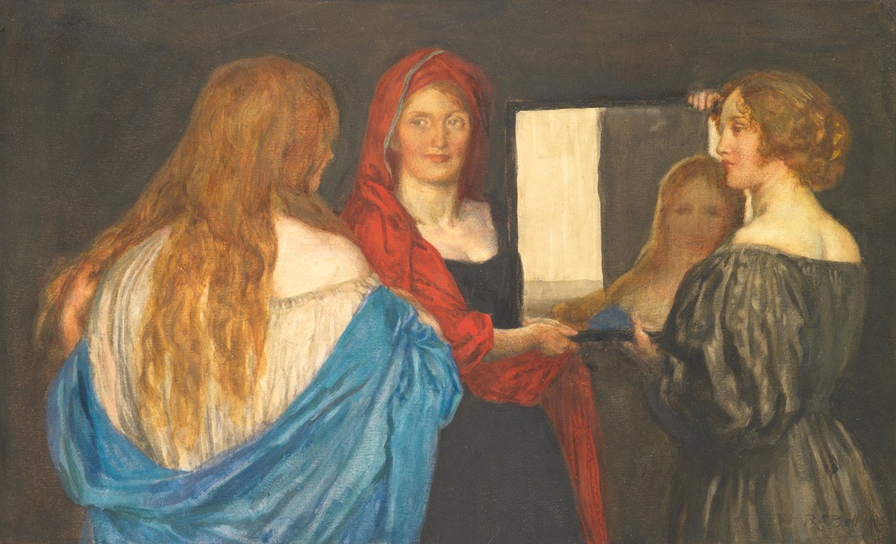 The Toilet, 1905 (wc om bord) av Robert Anning Bell