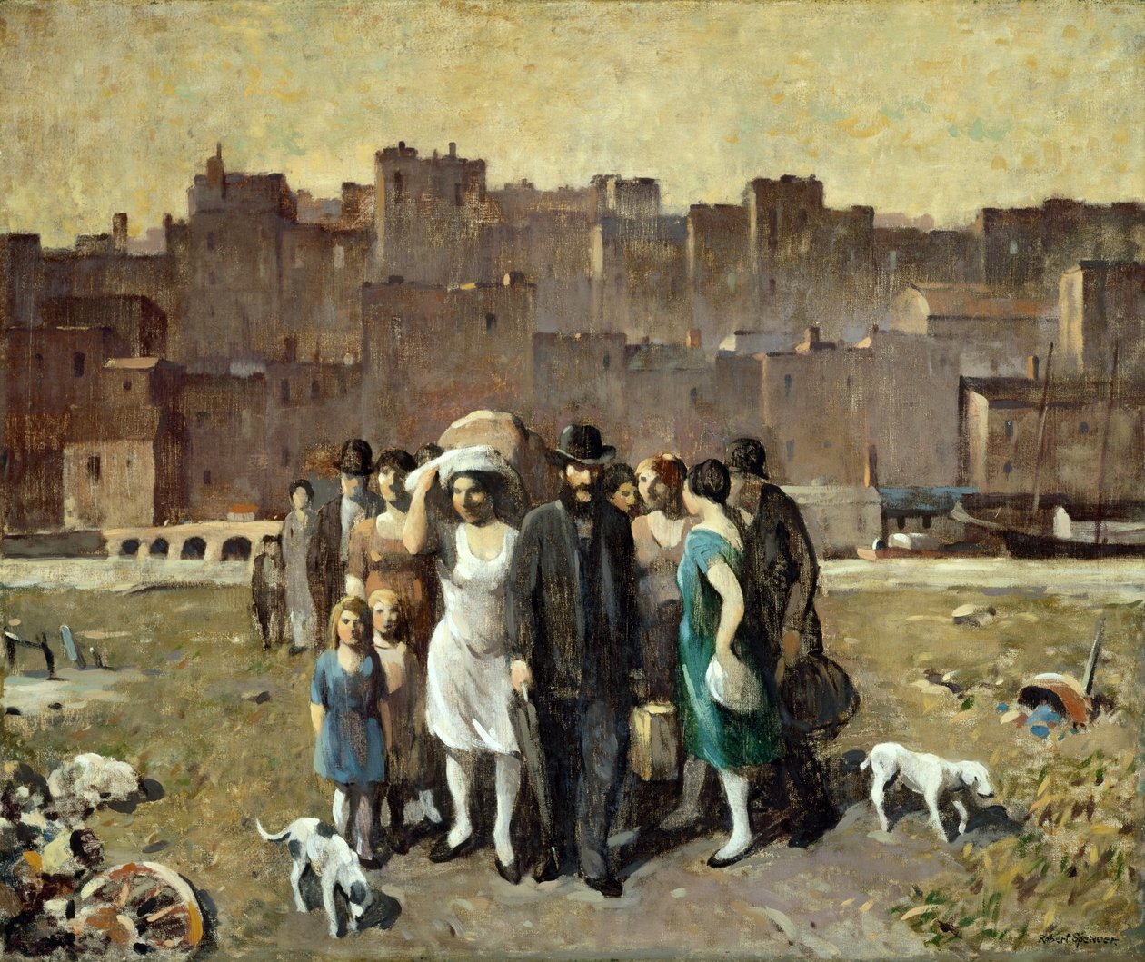 The Exodus, 1928 av Robert C. Spencer