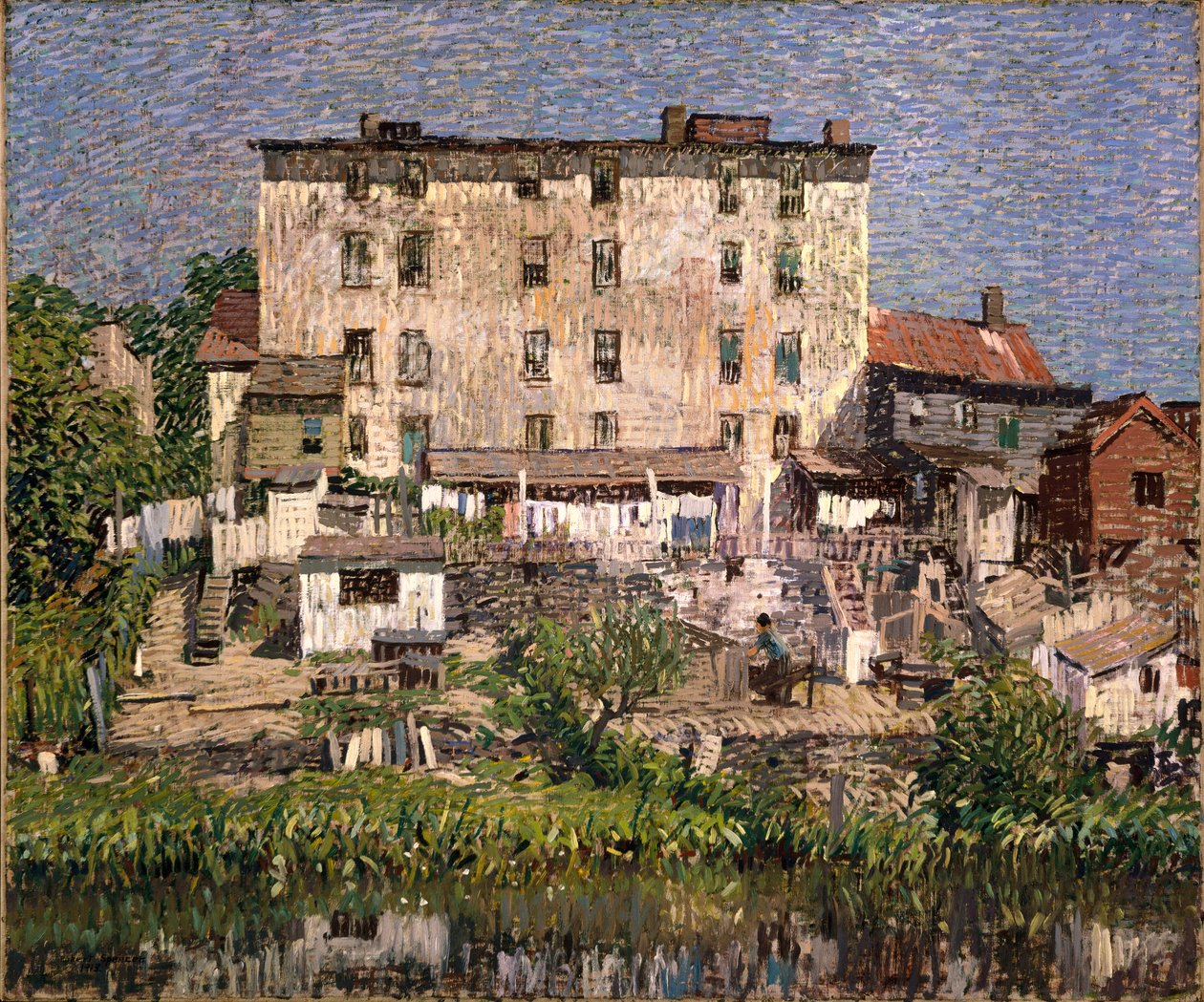 The White Tenement, 1913 av Robert C. Spencer