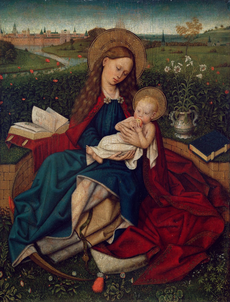 Ydmykhetens Madonna av Robert Campin