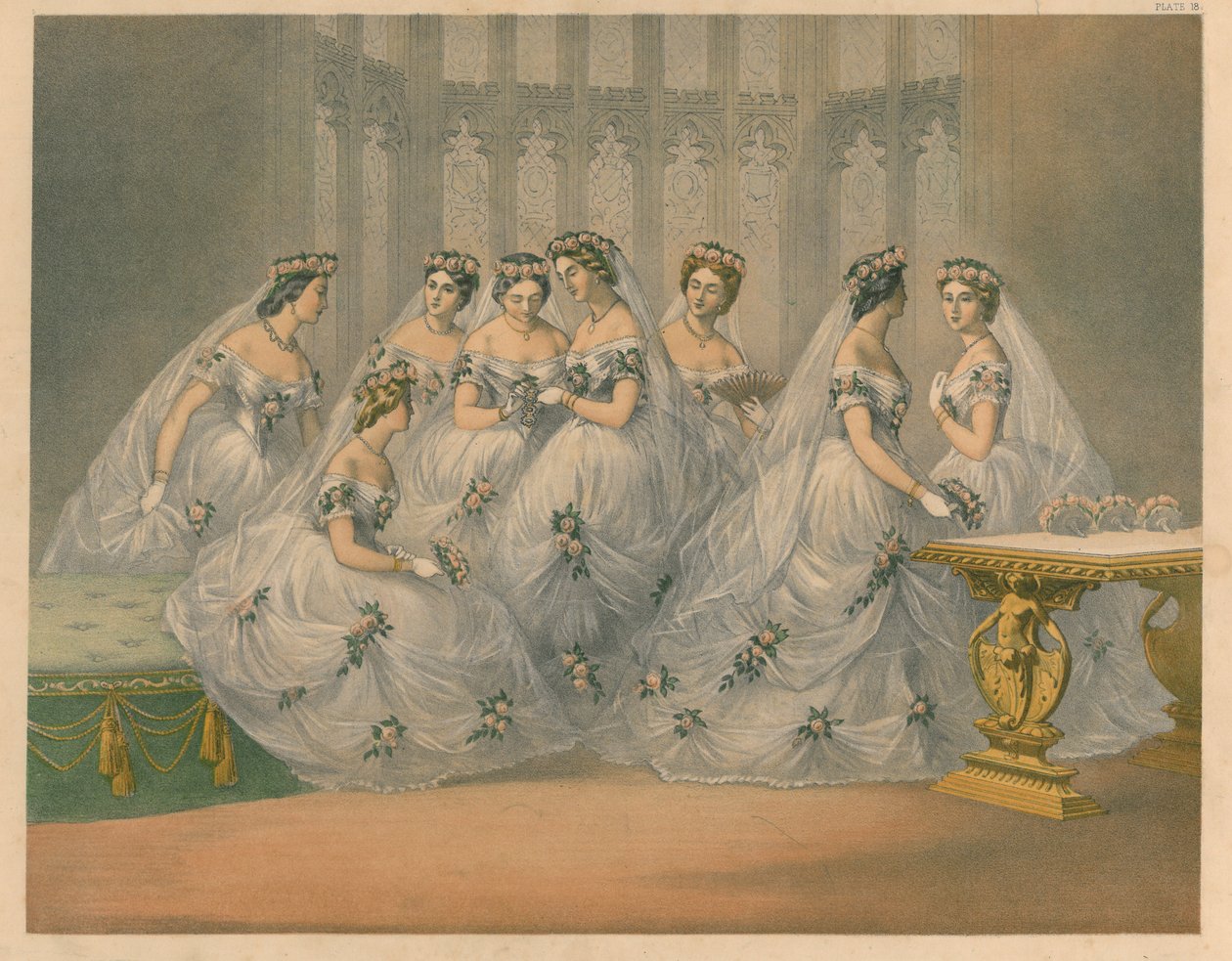 Brudepikene, 1863 av Robert Charles Dudley