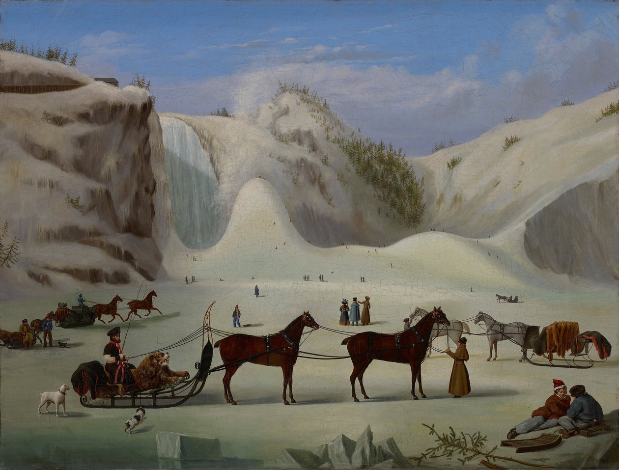 Ice Cone, Montmorency Falls, Québec av Robert Clow Todd