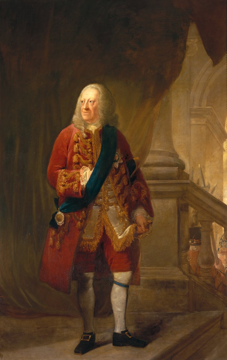 Kong George II, 1759 av Robert Edge Pine