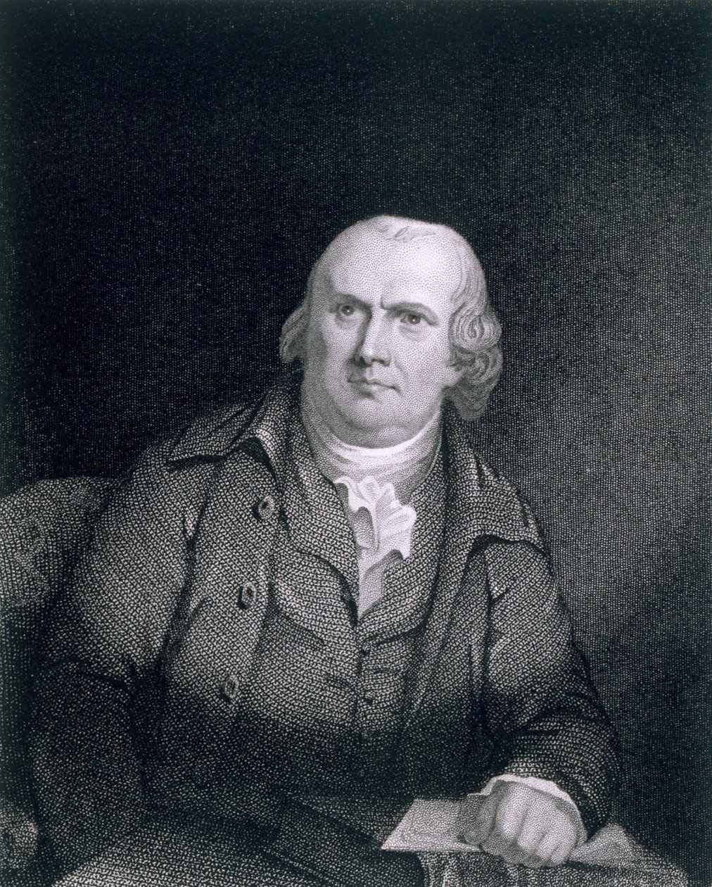 Robert Morris (1733-1806) gravert av Thomas B. Welch (1814-74) etter en kopi av originalen av James Barton Longacre (1794-1869) av Robert Edge Pine