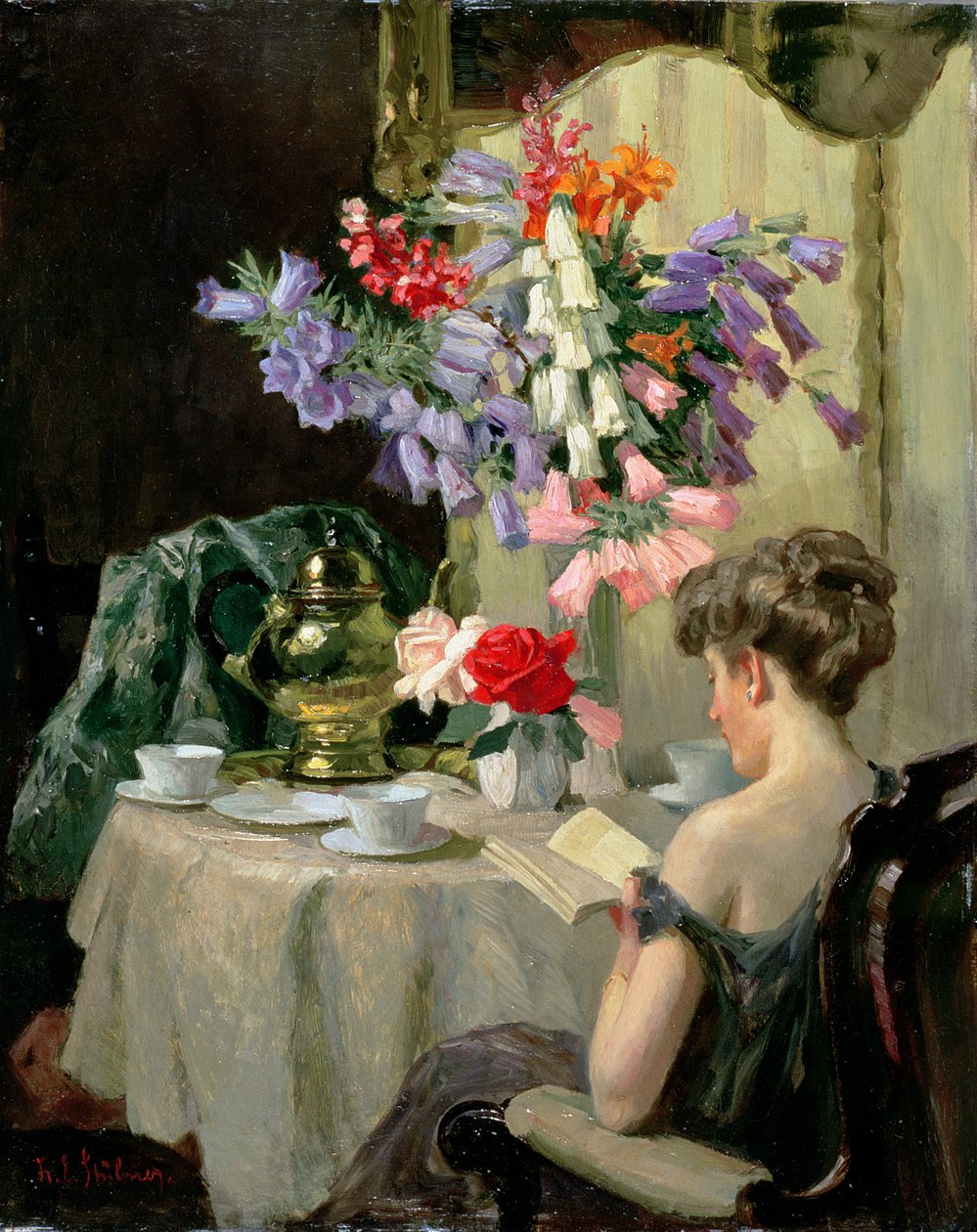 Tea Time, ca. 1910 av Robert Emil Stubner