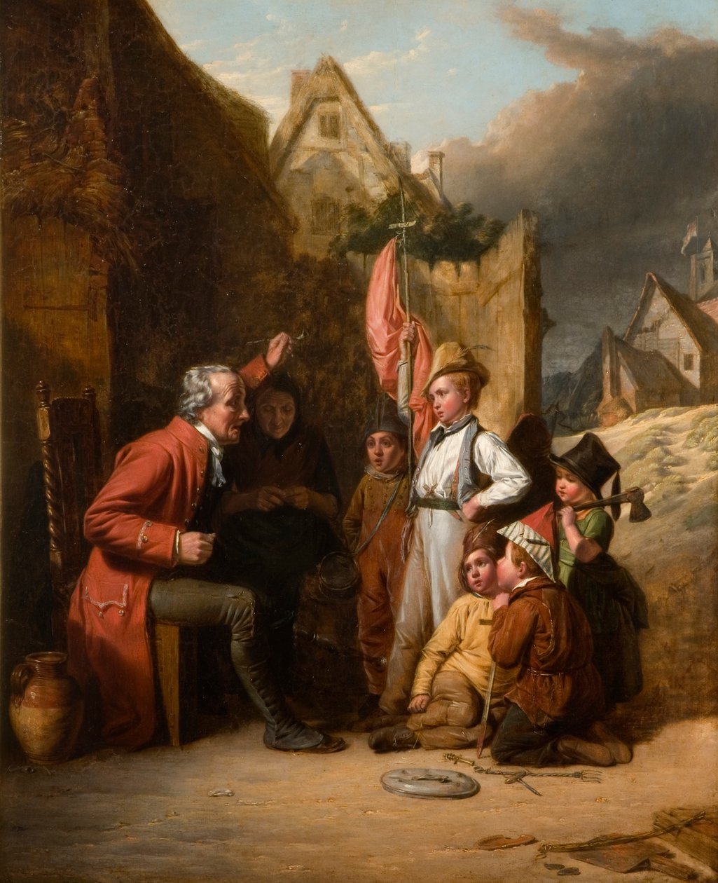 Gammelt treben, 1830 av Robert Farrier