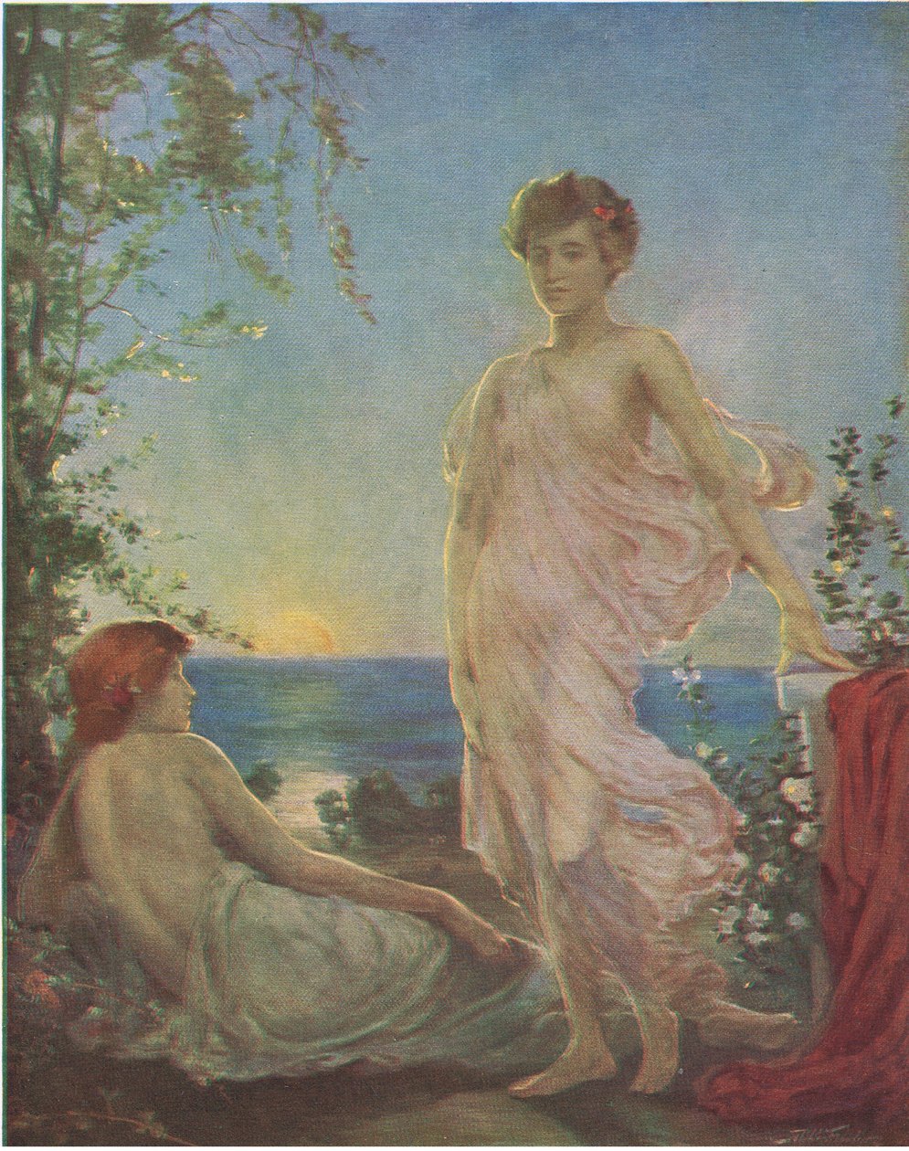Waiting for dawn, Bibbys Annual, 1916-1917 av Robert Fowler