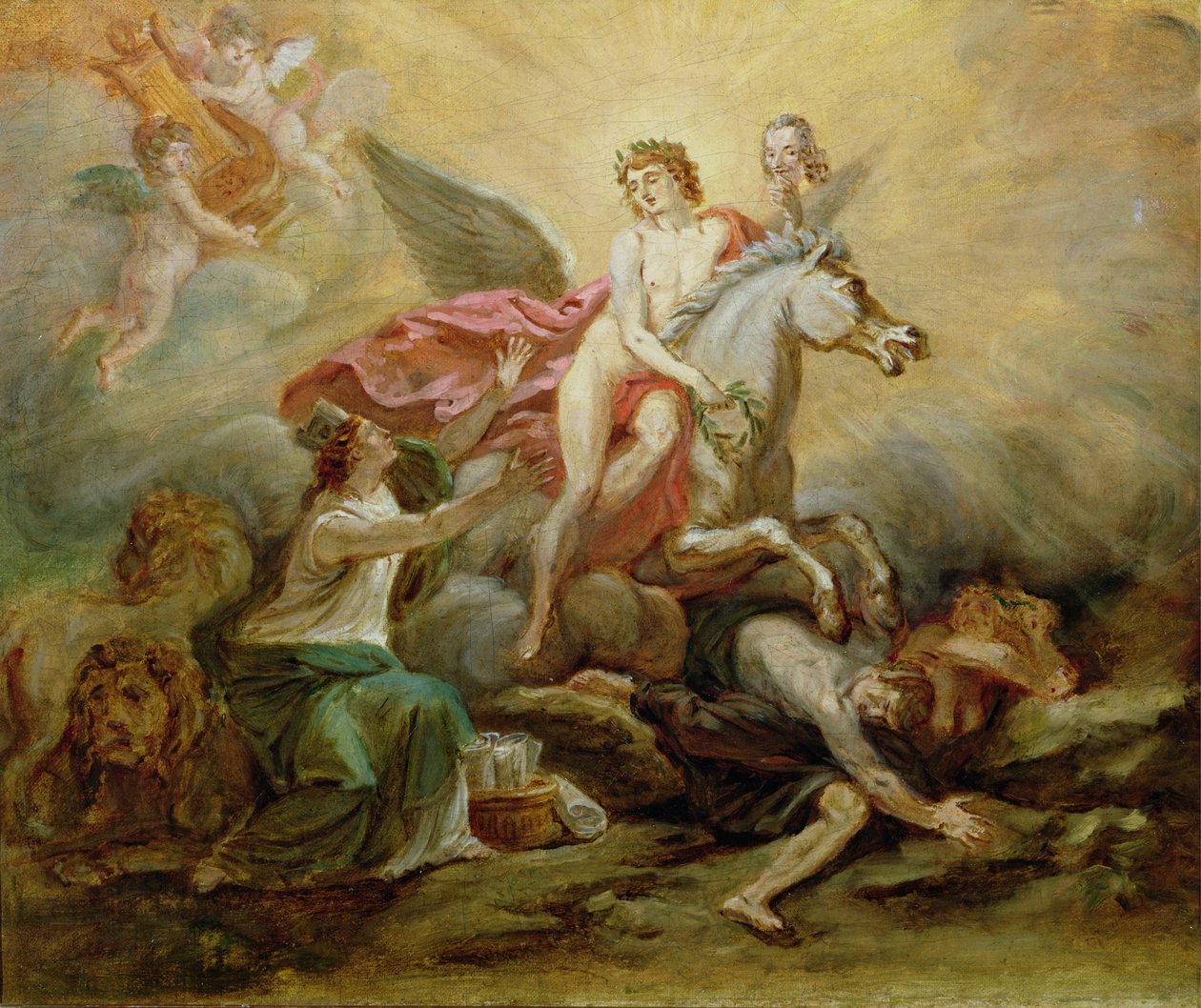 The Apotheosis of Voltaire, 1778 av Robert Guillaume Dardel