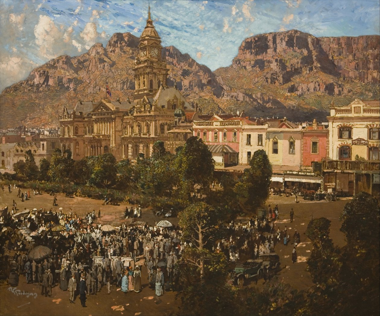 Rådhuset, Cape Town 1917 av Robert Gwelo Goodman
