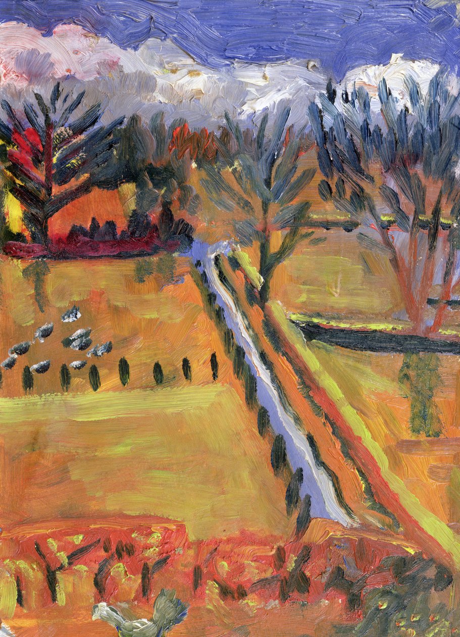 Blue Road, Hereford, 1998 av Robert Hobhouse