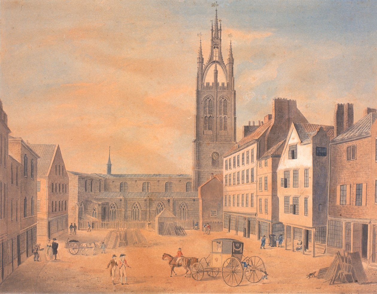 Nordutsikt over St Nicholas