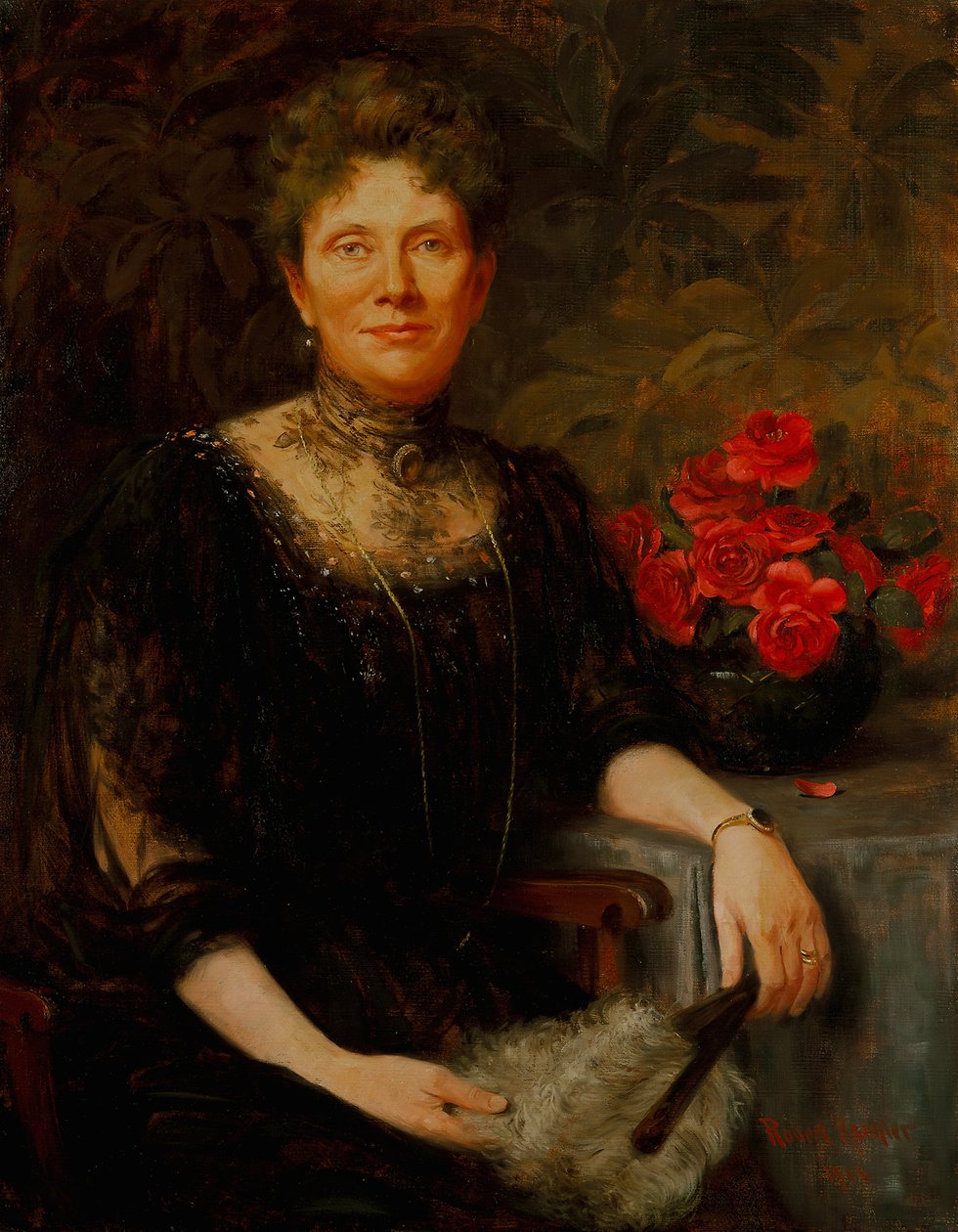 Portrett av Alvina Roosen av Robert Koehler