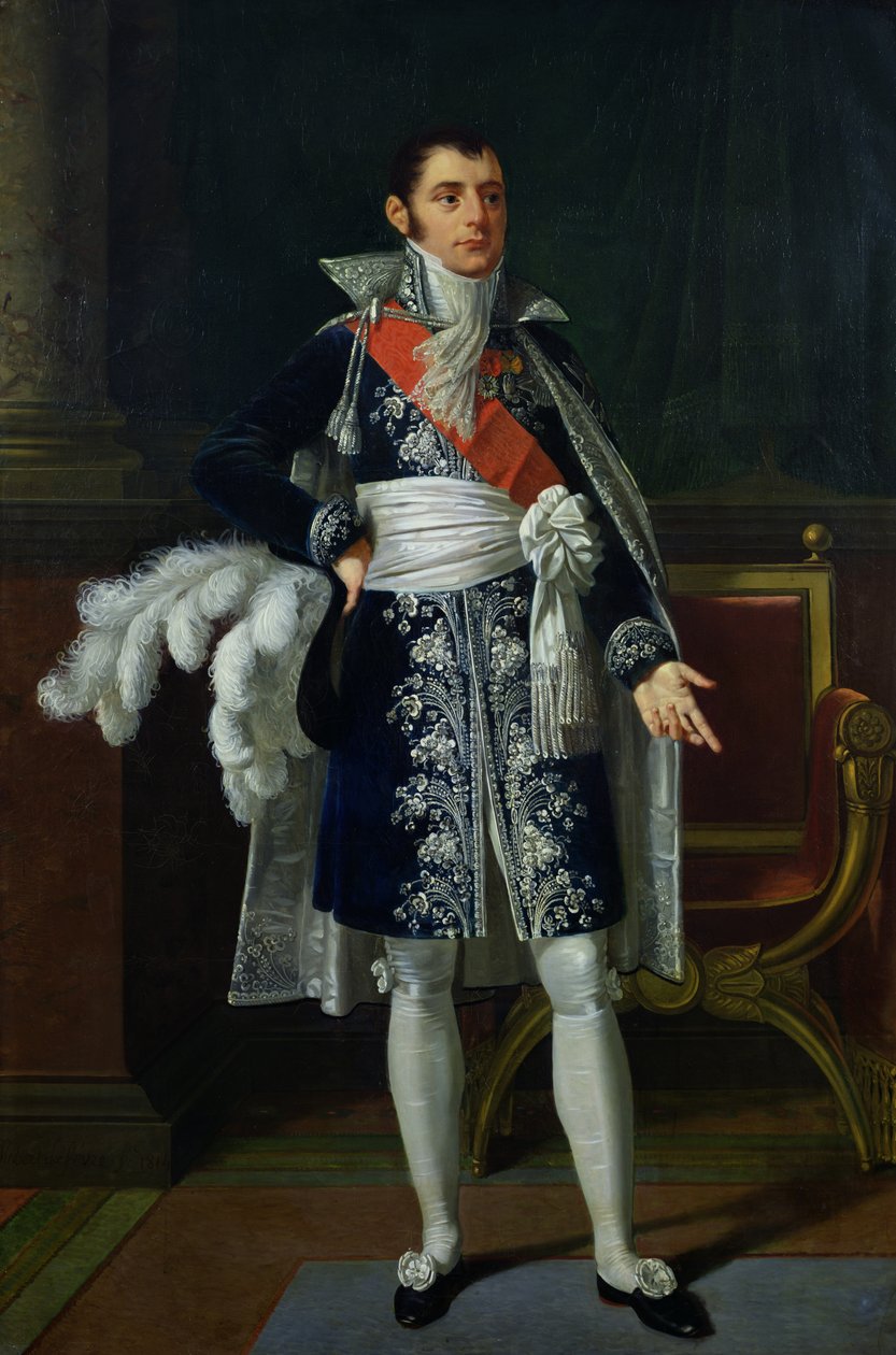 Portrett av Anne Savary (1774-1833) hertug av Rovigo, 1814 av Robert Lefevre
