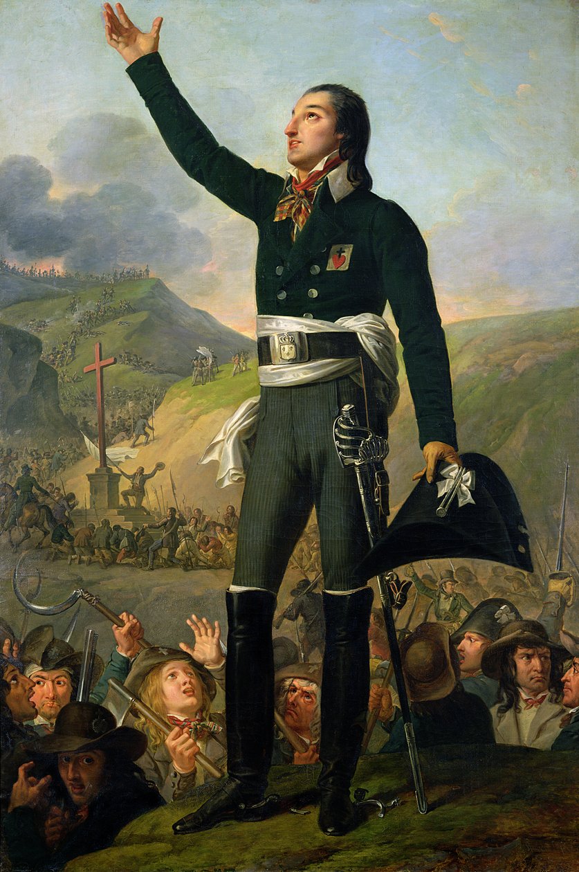 Portrett av Louis-Marie de Salgues (1766-93) Marquis de Lescure, 1818 av Robert Lefevre