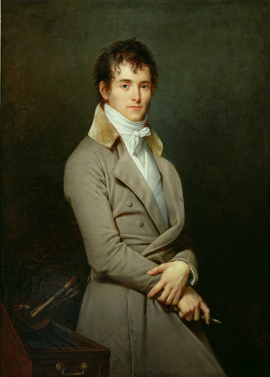 Portrett av Paulin-Guerin (1783-1855) 1801 av Robert Lefevre
